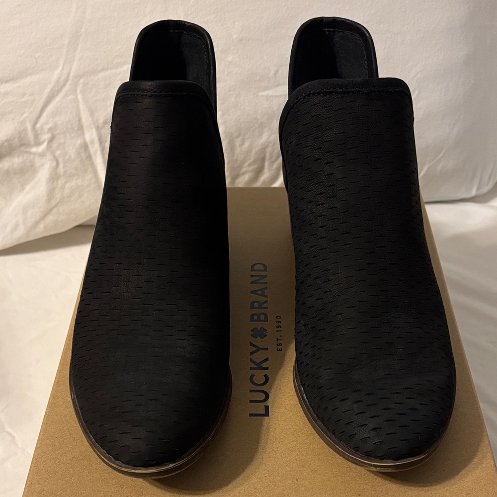 Lucky Brand Black Women's Slip-On boot